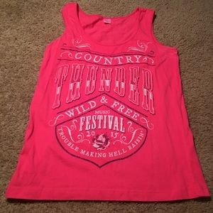 Country thunder tank top